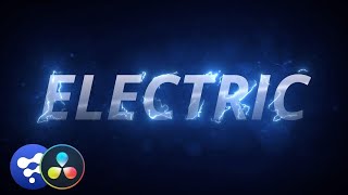 Super FAST Electric Text | Davinci Resolve Tutorial