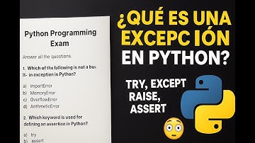 🐍 Excepciones en Python + App de Mascotas | Curso Avanzado con Ejemplos y Preguntas de Examen