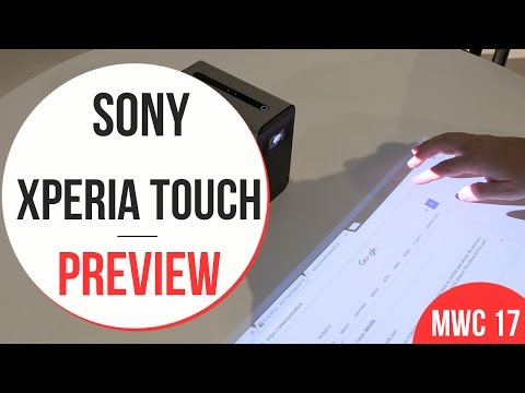 Sony Xperia Touch è il futuro dei proiettori ! MWC 2017