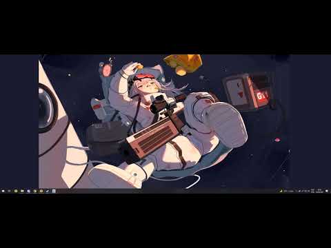 Wallpaper engine preview :Girl's Frontline - G11 Space Program