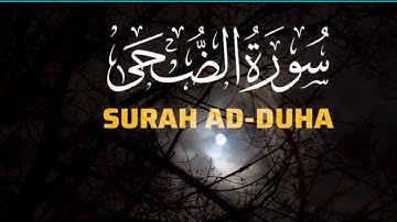 Surah Ad-Duha|(سورة الضحى)|Ad Duha|Quran| The Morning Hours” or “The Bright Morning|By AbdurRehman