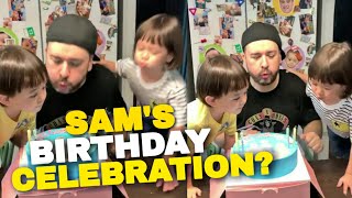 How Bentley and William celebrated Sam's birthday? +Will-Ben lovely moments