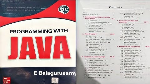 E.Balagurusamy Java programming language book review | Best book for learning Java