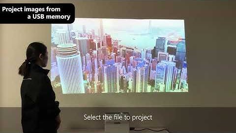 PJ WX4153 Project from a USB Memory