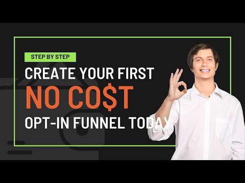 💪 Create Your First Nocost Opt In Funnel (with AWeber)