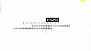 Abstract Concept Desktop Clock Wallpaper