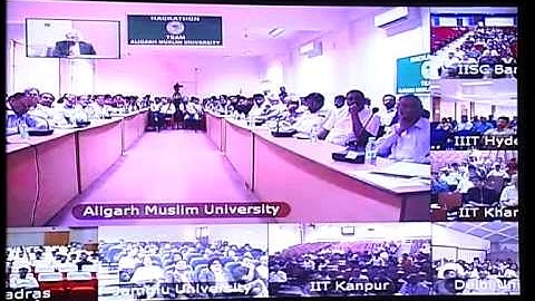 Montek Singh interacts with students