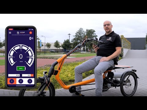 Hoe werkt de Van Raam E-Bike app?