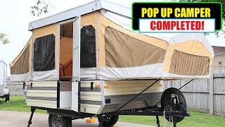 HOW TO REBUILD JAYCO POP UP CAMPER COMPLETED Tent Trailer Finished PT 27