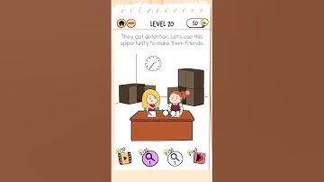 Brain Test 2: Crazy High School Level 20