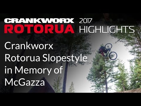 2017 Crankworx Rotorua Highlights - Crankworx Rotorua Slopestyle in Memory of McGazza