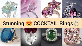 Stunning Cocktail Ring Designs 2025 | Bold, Beautiful, and Trendy Ideas You’ll Love!