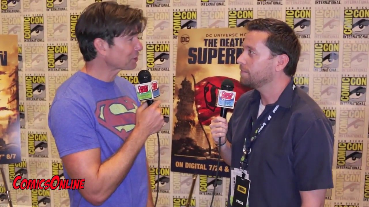 SDCC 2018 - Jerry O'Connell discusses voicing Superman in The Death of Superman