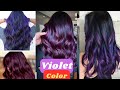 Violet hair color demanding shade  direct and prilightning dark light both shade salonfact