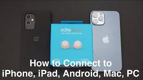 Amazon Echo Buds 2 How to Connect Setup to iPhone, iPad, Android, Mac, PC