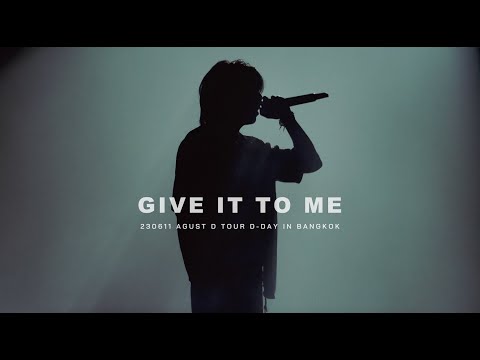 230611 Agust D Tour D-Day in Bangkok give it to me 4k