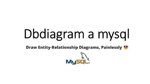 Crear y exportar de dbdiagram a mysql