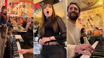 QUEEN OF THE NIGHT in a restaurant 😱 BEST public performance!