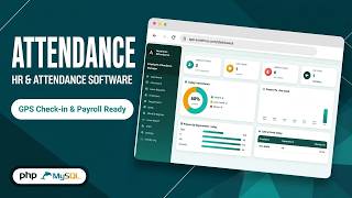 GPS Attendance System in PHP | Geofenced Check-in & Leave Management Demo
