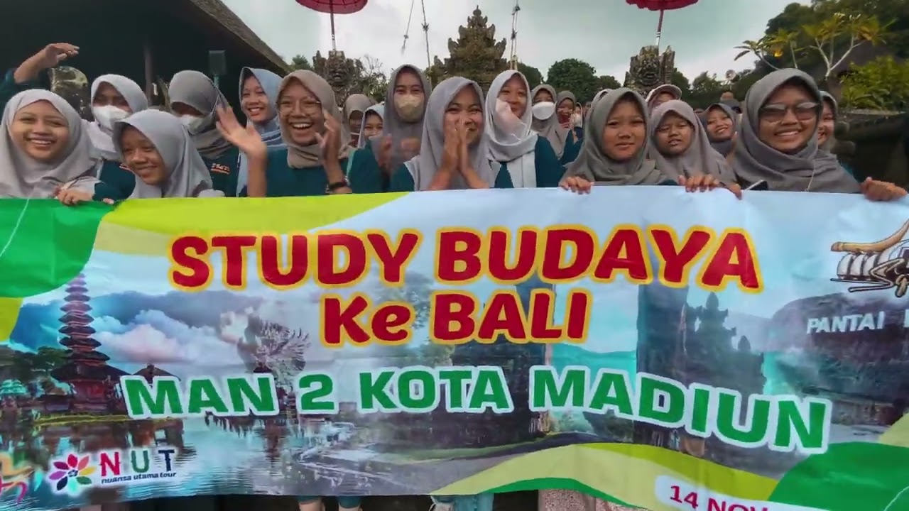 MAN 2 KOTA MADIUN ,vacation time to BALI