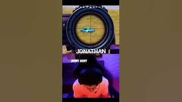 JONATHAN GAMING HACKER LIKE RUNNING CAR SPRAY 1V4 CLUTCH!HACKER OR WOTT#games#gaming#bgmi #jonathan