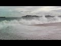 Olas muy grandes en Acapulco, julio 2019, frente de hotel Playa Suites Acapulco, Oceano Pacifico