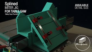 Splined Miter Jig For The Table Saw