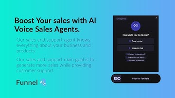 FunnelAIQ Sales Agent - Ai Voice Assistant For Shopify Website Sales