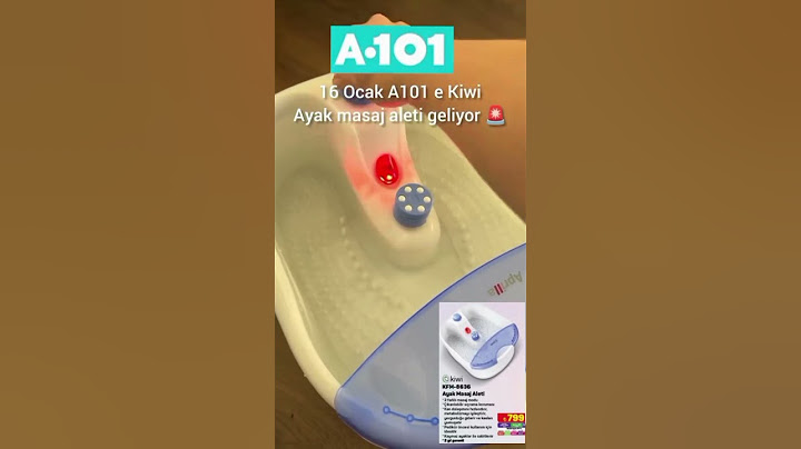 A101 Kiwi Marka Ayak Masaj Aleti Geliyor | 16 Ocak | 800 TL