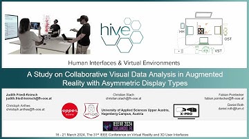 A Study on Collaborative Visual Data Analysis in Augmented Reality with Asymmetric Display Types