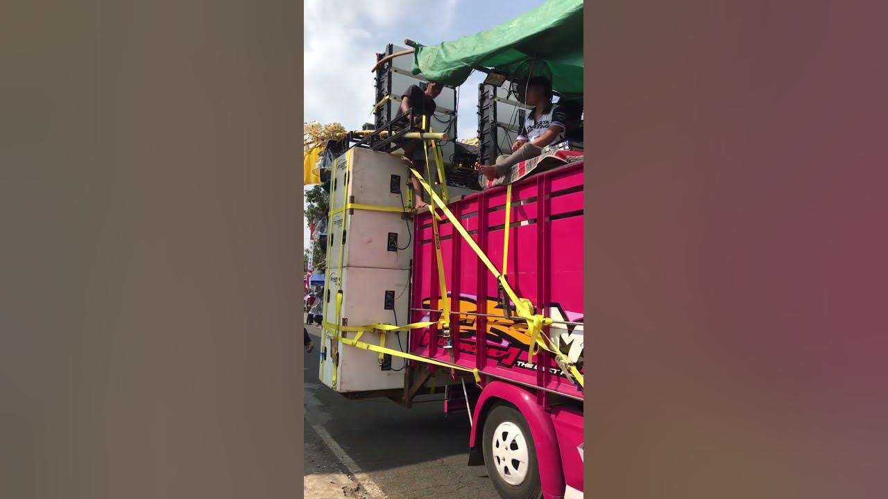 Sound horeg naik truk mbois