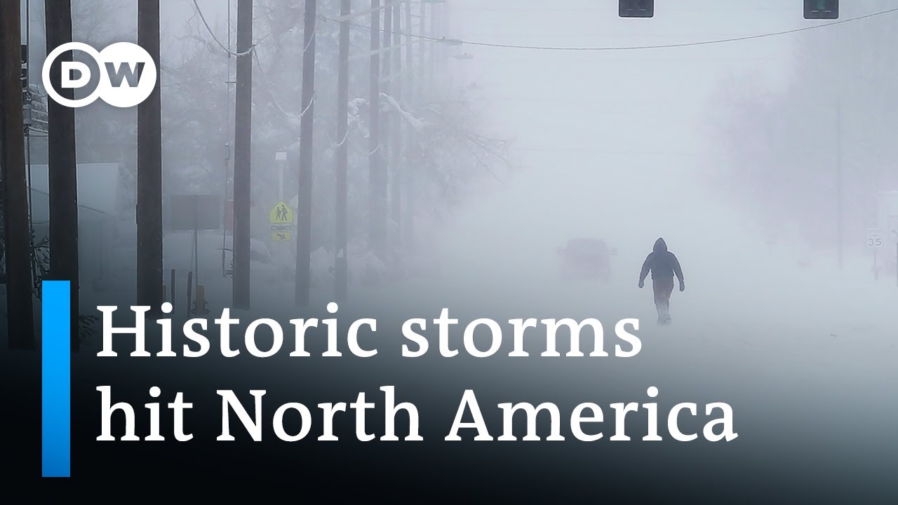 Severe snowstorms paralyze USA as arctic blast sets in | DW News