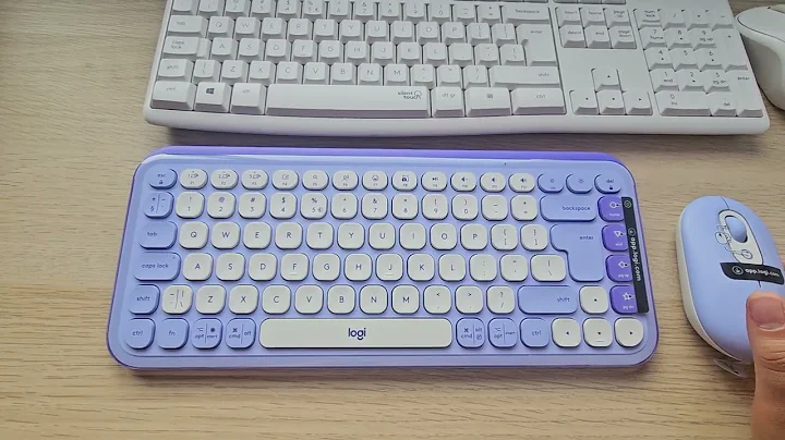 Logitech Pop Icon Keys Combo purple (lilac) - First Impression