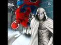 mi superhéroes favorito #spiderman #moonknight #marvelseries #insomniac #edit