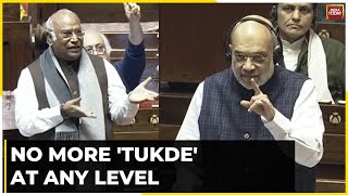 Amit Shah & Mallikarjun Kharge Engage In Fiery Debate Over Article 370 Verdict | Parliament Session