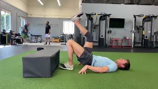 Single Leg Hamstring Box Jumps
