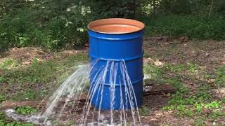 MINI UZI VS bucket of water 🔫💯