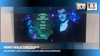 Maleficent (2014) Australian DVD Menu Walkthrough