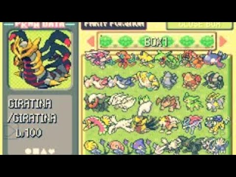 Save File #23: Pokemon Light Platinum - All Legendary and Complete