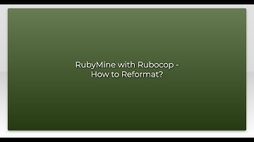 RubyMine with Rubocop - How to Reformat?
