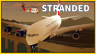 Aircraft OVERRUNS Floating Runway... Coast Guard Evacuation | PTFS (Roblox)