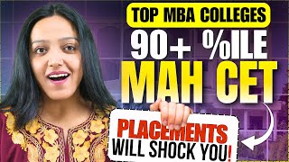 MBA Colleges for 90+ Percentile MAH MBA CET 2025 | MAH CET College Options At 90+ Percentile🔥