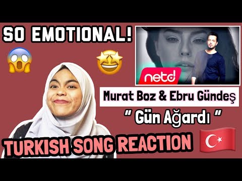 SO EMOTIONAL ! TURKISH SONG REACTION ! (Murat Boz & Ebru Gündeş — Gün Ağardı)