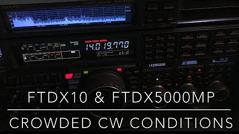 FTdx5000MP & FTdx10: Crowded CW Conditions (Video #42 in this series) #yaesu #ftdx10 #ftdx5000 #cw