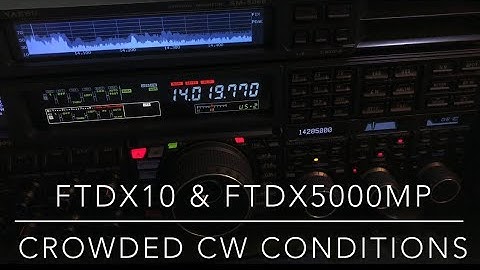 FTdx5000MP & FTdx10: Crowded CW Conditions (Video #42 in this series) #yaesu #ftdx10 #ftdx5000 #cw
