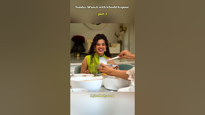 Sunday brunch with janhvi kapoor's sister Khushi Kapoor at her home in celebrity podcast #food