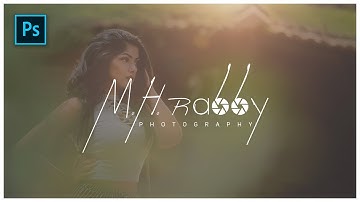 How To Create A Professional Signature Logo For Photography | Photoshop Tutorial 2019