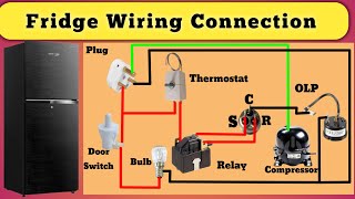 Fridge Wiring Connection/Refrigerator Wiring In hindi