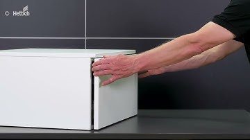 Schubkasten ArciTech & Push to open Silent - So schließt der Kasten richtig