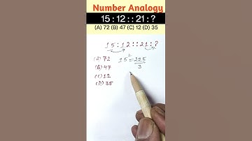 Number Analogy Reasoning Short Tricks | #reasoning short tricks #rrbntpc#rrb #ssccgl #sscgd #sscchsl
